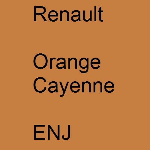 Renault, Orange Cayenne, ENJ.